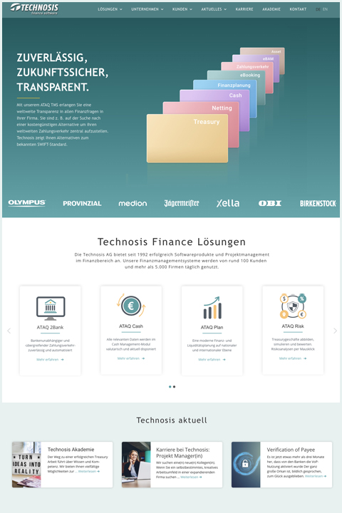 Portfolio preview for web design by Uwe Wagner